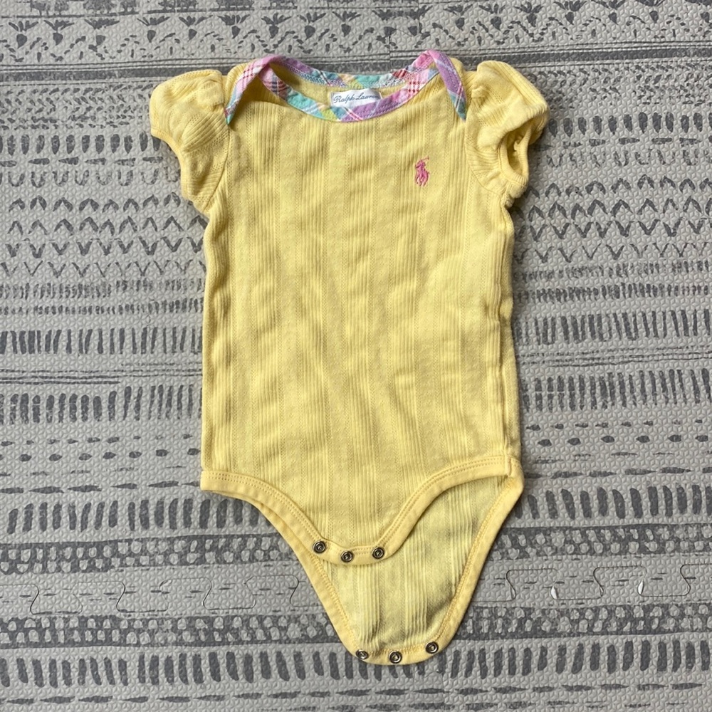 Ralph Lauren Baby Girl onesie- size 6 months!